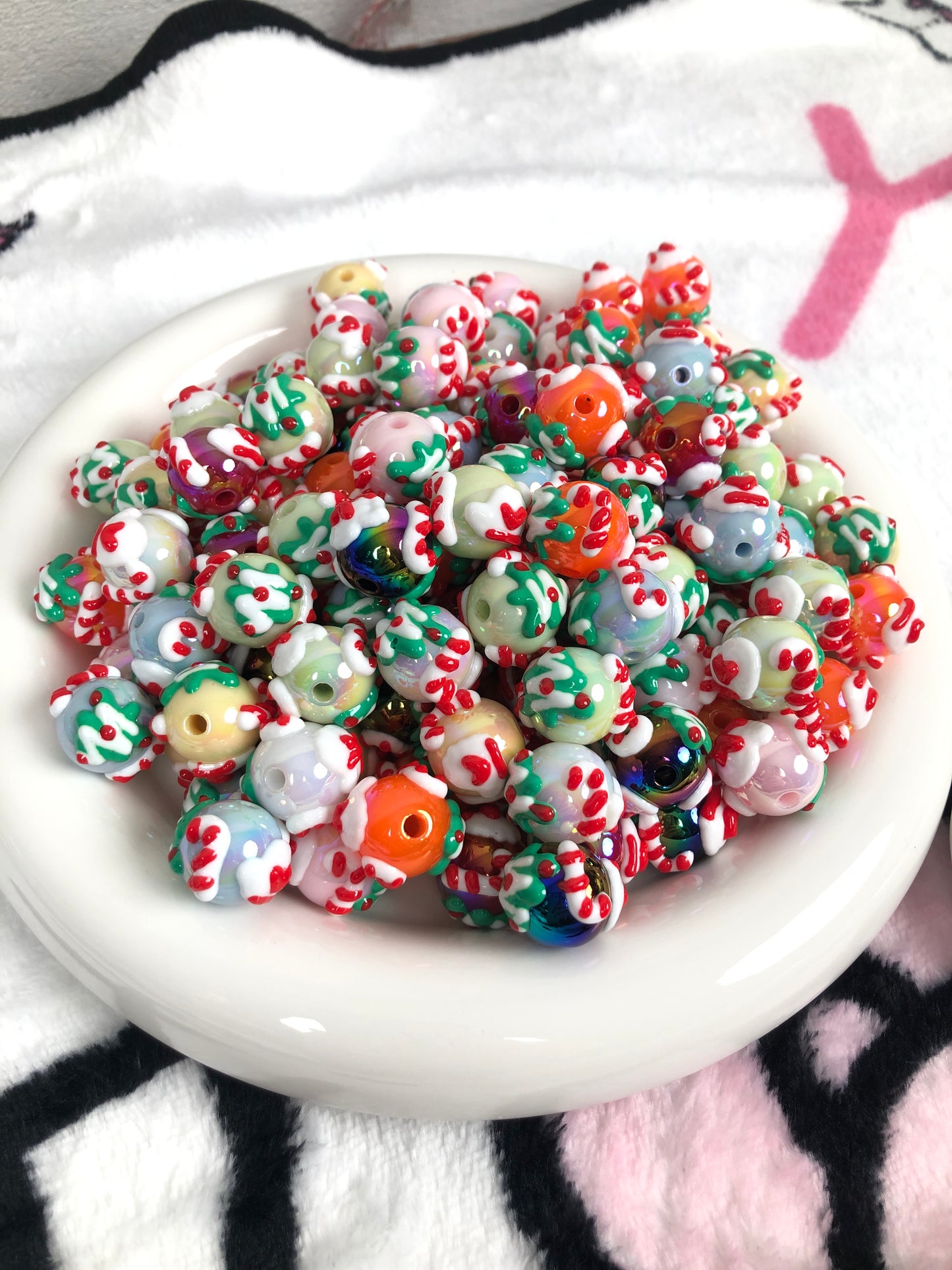 Hand Made Painted Beads